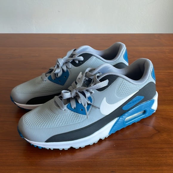 Nike Air Max 90 Golf Particle Grey Marina Blue CU9978-004 Men’s Size 9 NWOB - Picture 6 of 6